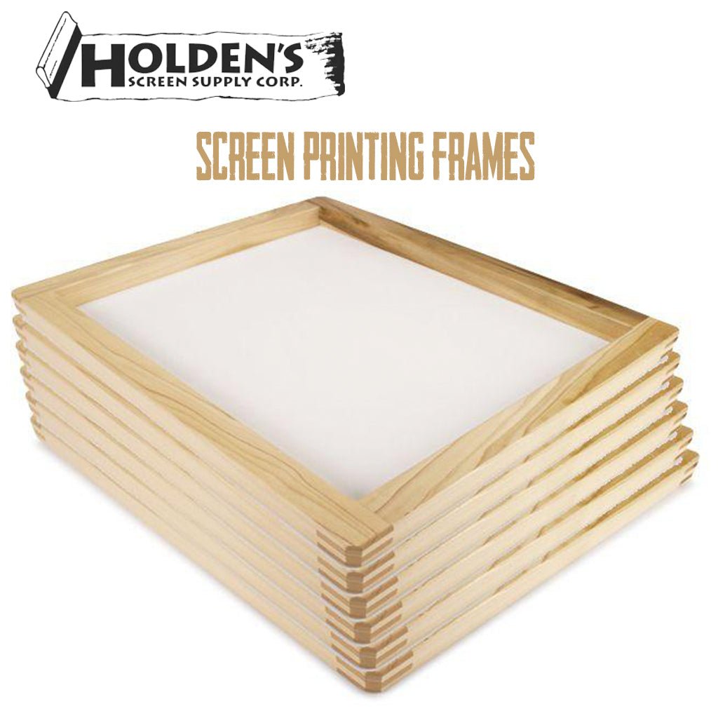 Screen printing screen frame is made of what material?