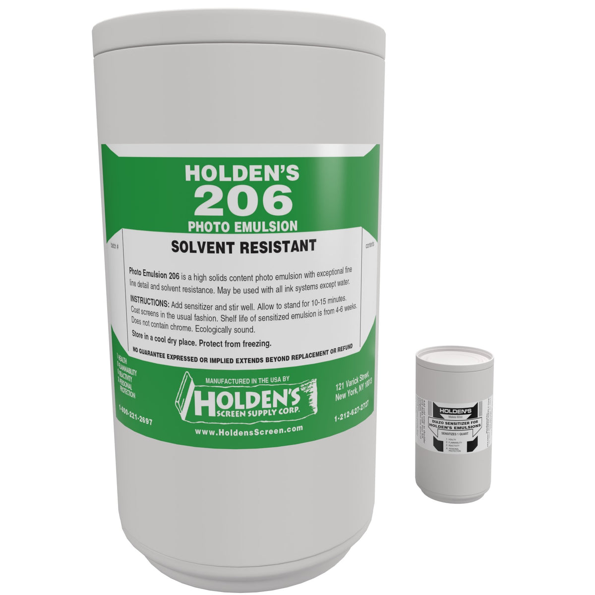 Holden's 206 Diazo Photo Emulsion for plastisol printing – Holden's Screen  Supply