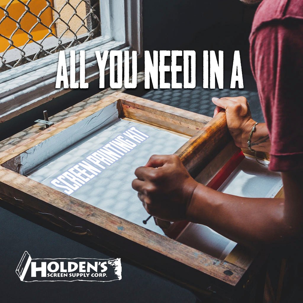 Screen Printing Kit: Professional Kit w/ All You Need-Home or Business - Holden's Screen Supply