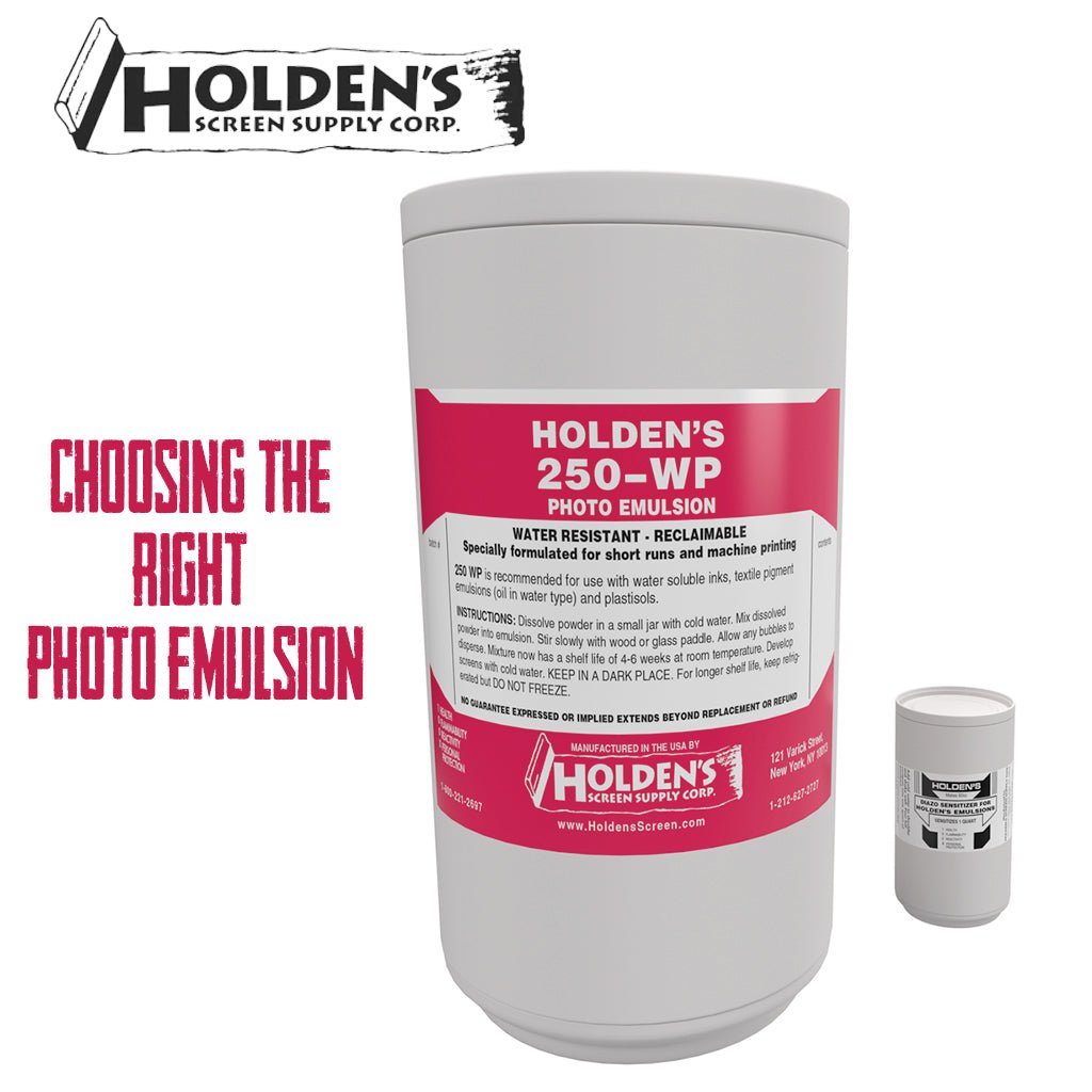 What's the Best Emulsion to Use for Screen Printing? - Holden's Screen Supply