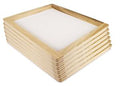 23x31 Wood Frame - Holden's Screen Supply 23x31 Inch Natural Wood Frame Silk Screen Printing |Durable White Mesh for Creating Design Patterns on T-Shirts Vests & Bags Includes Speedball - Holden's Screen Supply