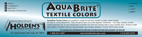 Black Waterbased Ink | AquaBrite Opaque Ink for Textile + Paper