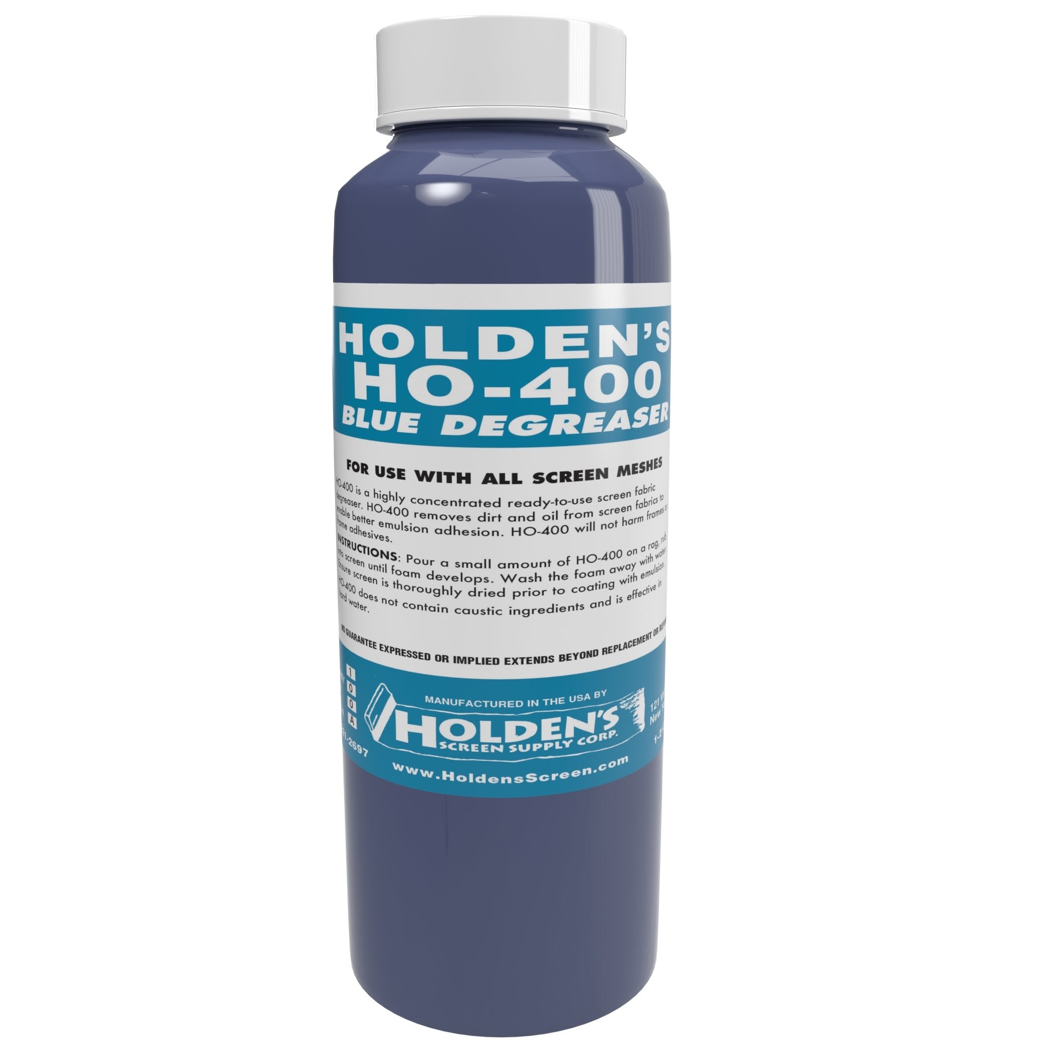 HO-400 Blue Degreaser - Holden's Screen Supply
