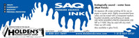 SAQ Poster Inks for paper and card stock - Holden's Screen Supply