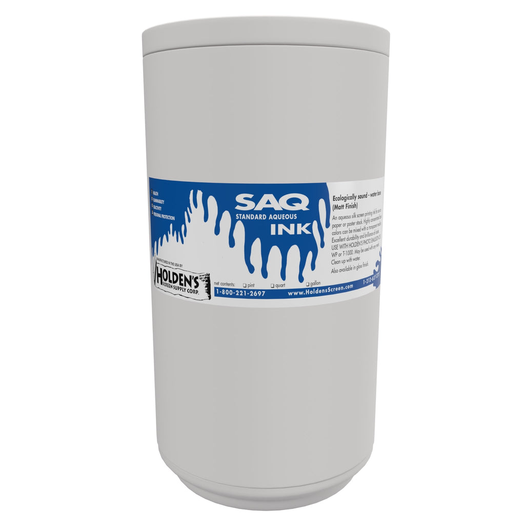 SAQ Poster Inks for paper and card stock - Holden's Screen Supply